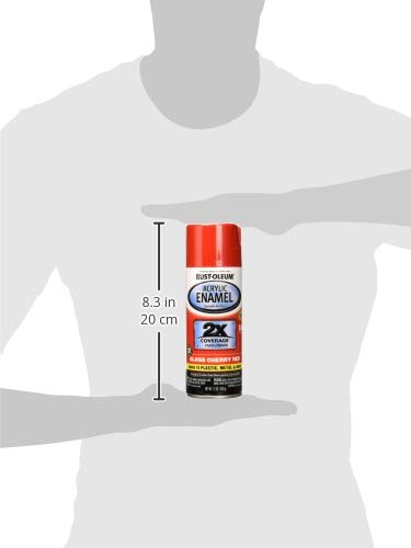 Rust-Oleum Acrylic Enamel 2X Spray Paint, Gloss Clear