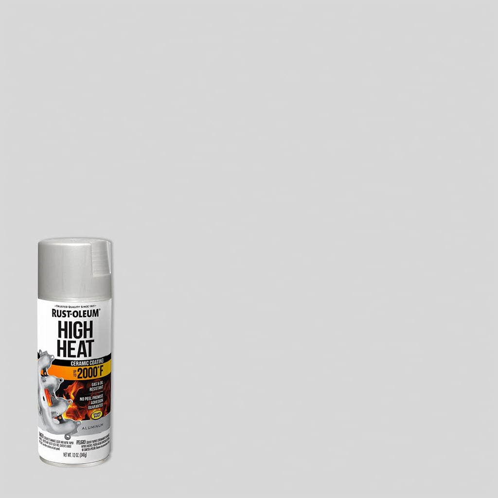 Rust-Oleum Automotive High Heat Spray Paint, Flat Aluminum