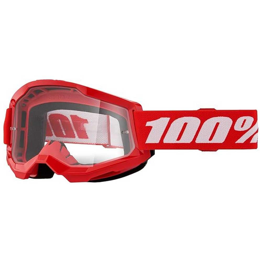 100% STRATA 2 Goggles - Sports Goggles for Motocross & Mountain Biking - Eyewear for Bike Riders - Motocross Eyewear for Men