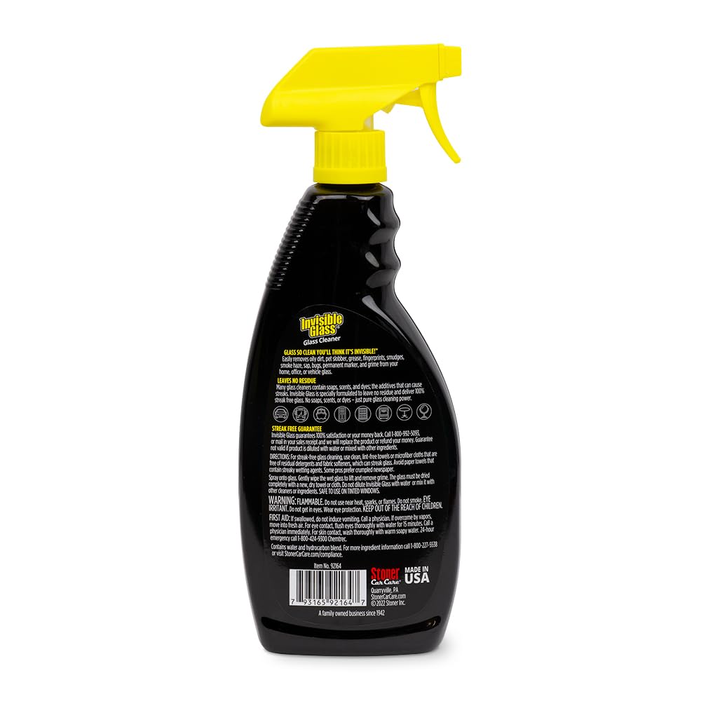 Invisible Glass Auto Glass Cleaner Spray, 22 fl oz, 92164