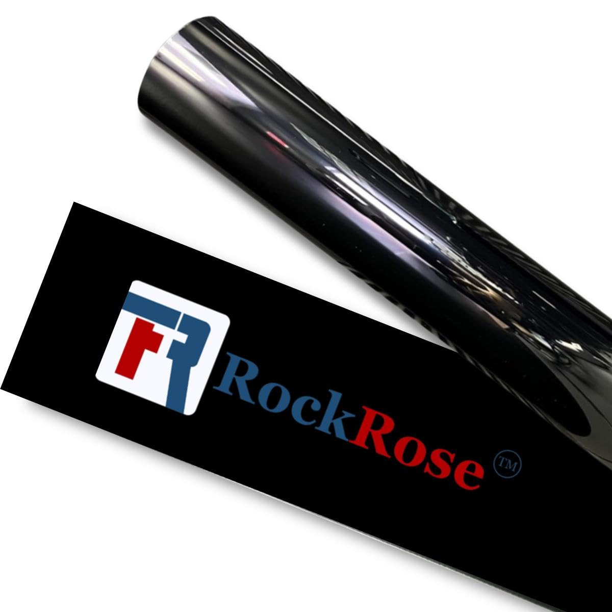 RockRose 5% Nano Ceramic Car Window Tint 36 in x 25FT 2PLY Privacy Film Heat Block, 99% UVR, and 85% IRR Block for Auto or Home Strong Adhesive, Easy Shrink, Plotter Friendly - Charcoal