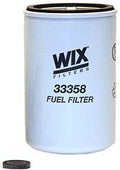 WIX 33358 Fuel Filter Replacement Compatible with Case, Cummins, Deutz, Perkins, Volvo (10 Micron)