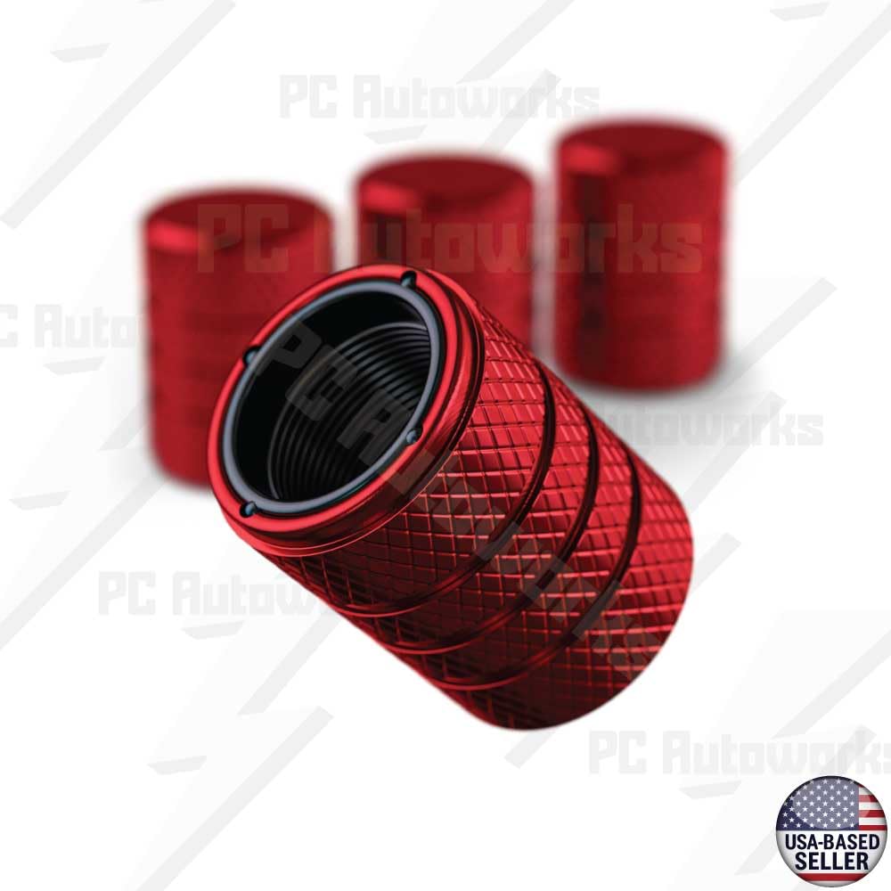 Aluminum Tire Valve Stem Caps – Anti-Rust, Premium Anodized Aluminum, Corrosion-Resistant, Easy Install, Universal Fit for Car, Truck, Bike, SUV – 1 Pack/Set of 4 (Plum Purple)