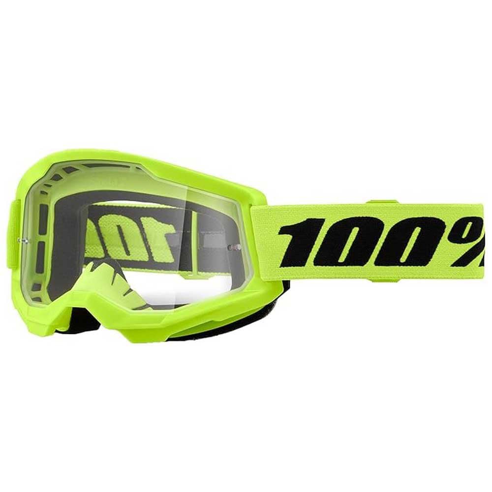 100% STRATA 2 Goggles - Sports Goggles for Motocross & Mountain Biking - Eyewear for Bike Riders - Motocross Eyewear for Men