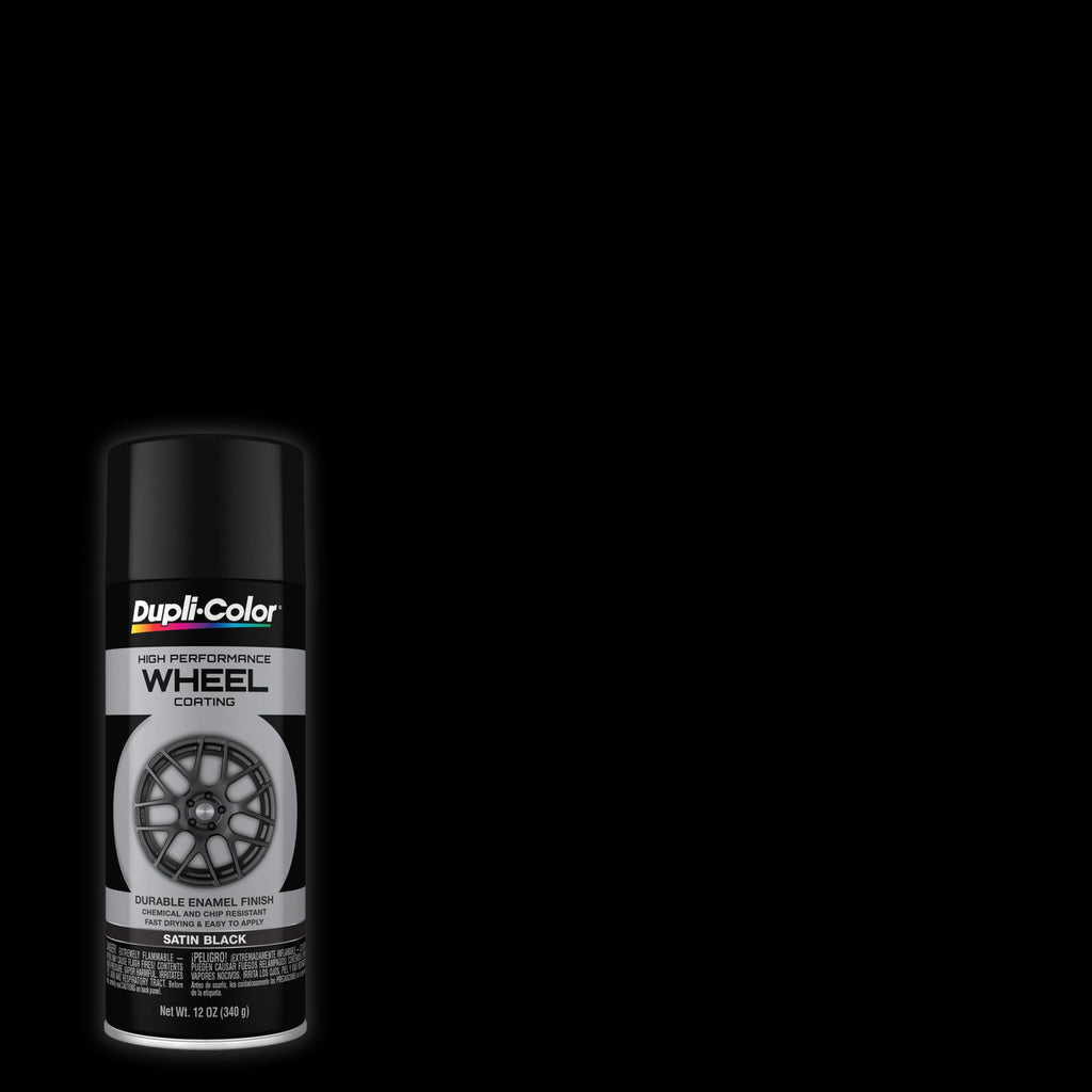 Dupli-Color Wheel Paint, Gloss, Black, 12 oz