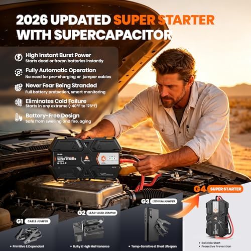 BS400 Super Starter with BS300 Super Starter – 1300A & 1000A Start Assist