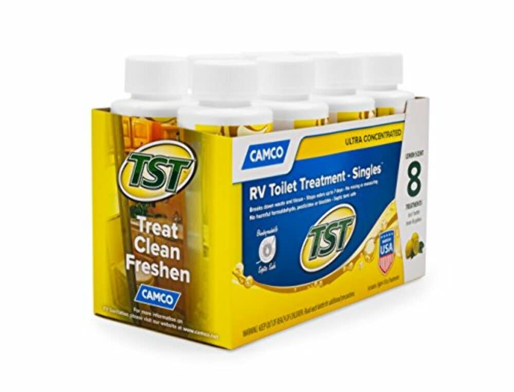 Camco TST MAX RV Toilet Treatment 1 Gallon - Orange Scent - Made in the USA