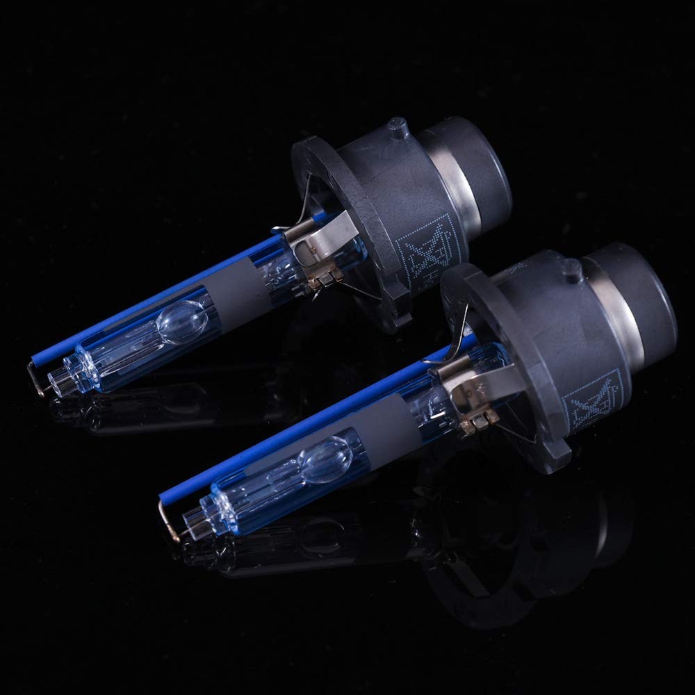 DMEX D2S HID Headlight Bulbs 6000K Cool White Xenon 35W 85122 66240 66040 66240CBI Replacement - Pack of 2 (Not fit Halogen Headlamp)