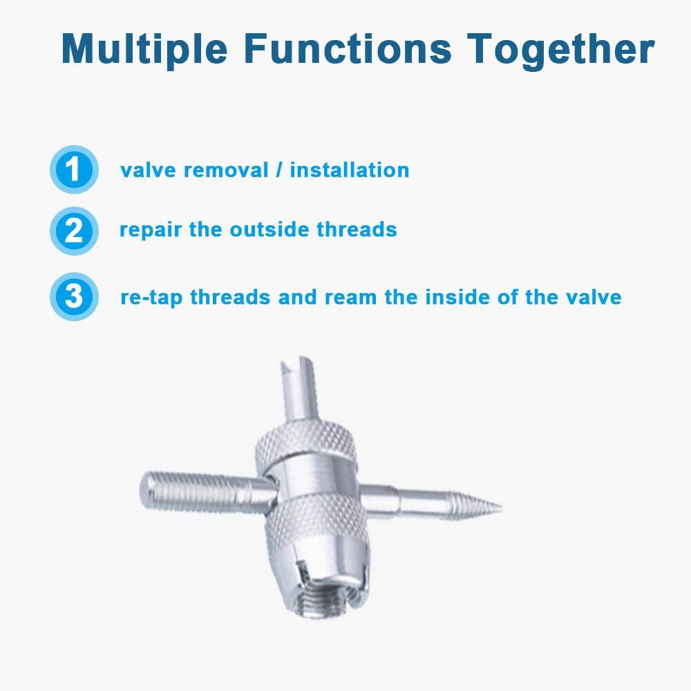 Riseuvo Tire Valve Stem Puller and Installer Tool Kit for Cars, Trucks