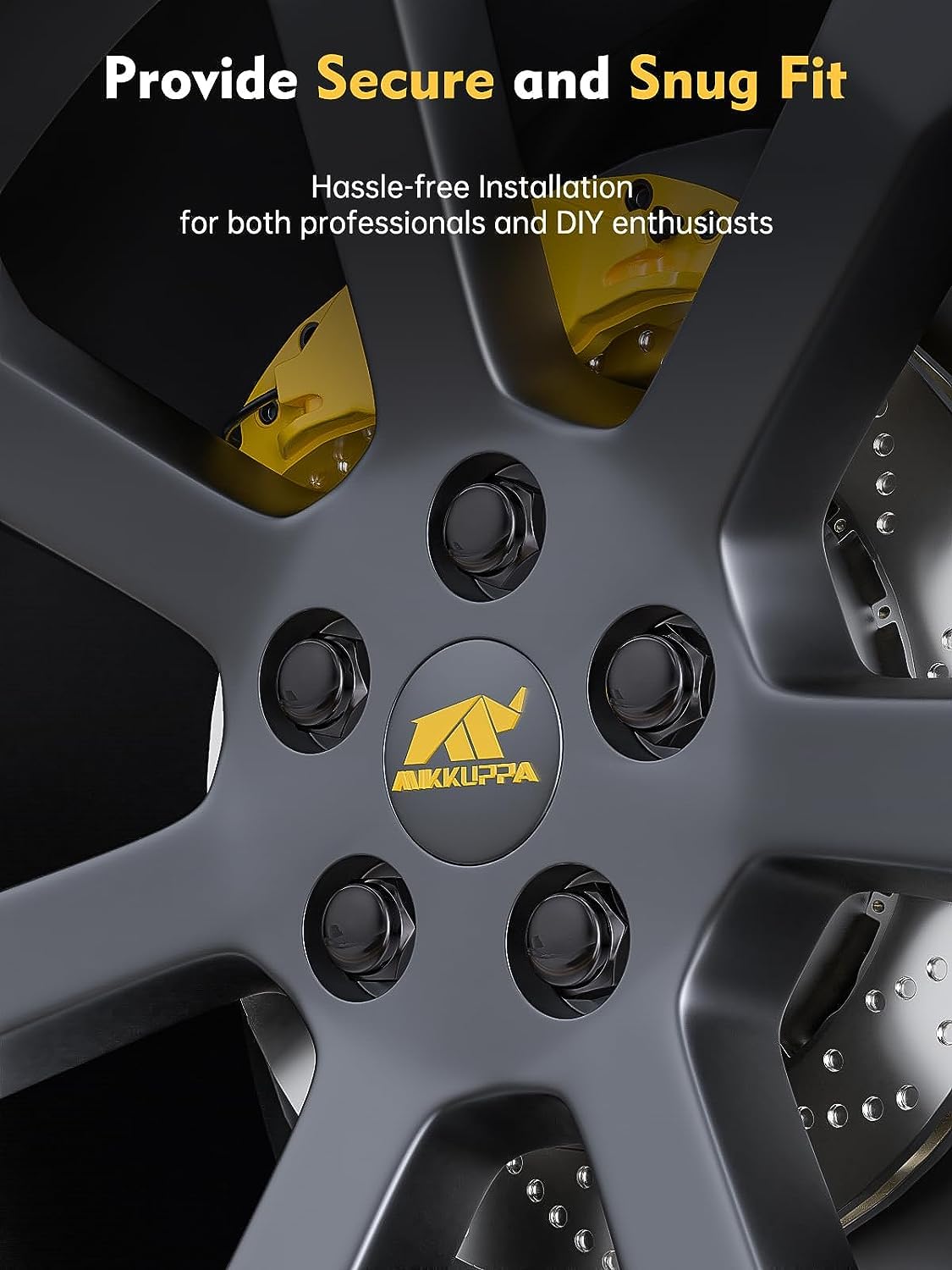 MIKKUPPA M12x1.5 Lug Nuts, Replacement for Ford Honda Aftermarket Wheel