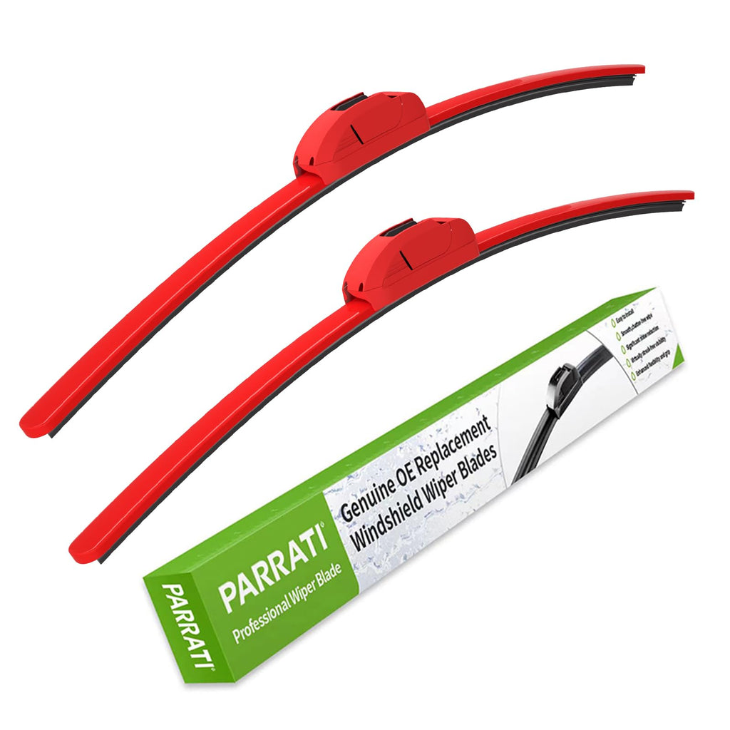 OEM QUALITY 22" + 22" PARRATI Premium All-Season Windshield Wiper Blades (Set of 2)