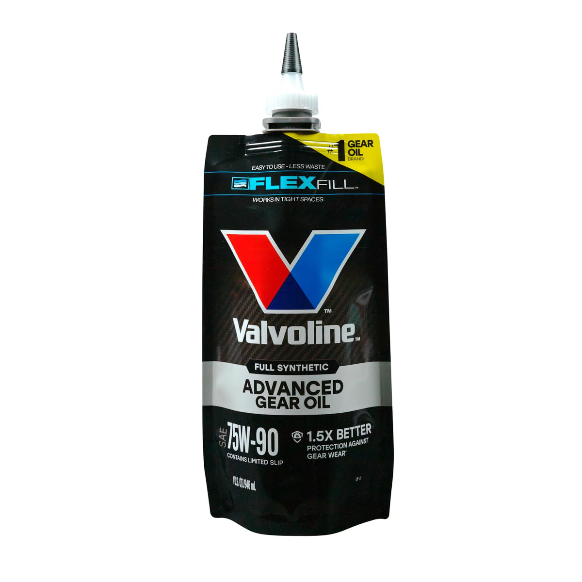 Valvoline FlexFill Advanced Full Synthetic 75W-90 Gear Oil 1 Quart Pouch