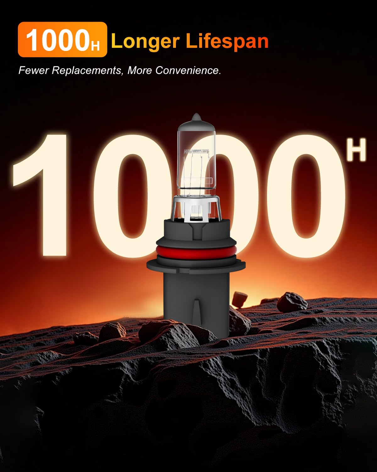 H11 Headlight Bulbs, 12V 55W, 4000 Lumens, 3800K, Halogen Light Bulbs, No Glare, Headlight Bulbs High and Low Beam, Fog Light Bulb,Head Light Bulb for Car, Pack of 2