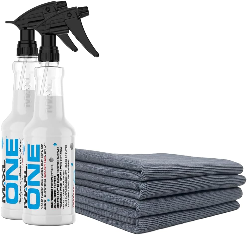 MAXL MAXLONE™ Car Spray with Triphene® All Purpose Waterless Detailer 2 Kit