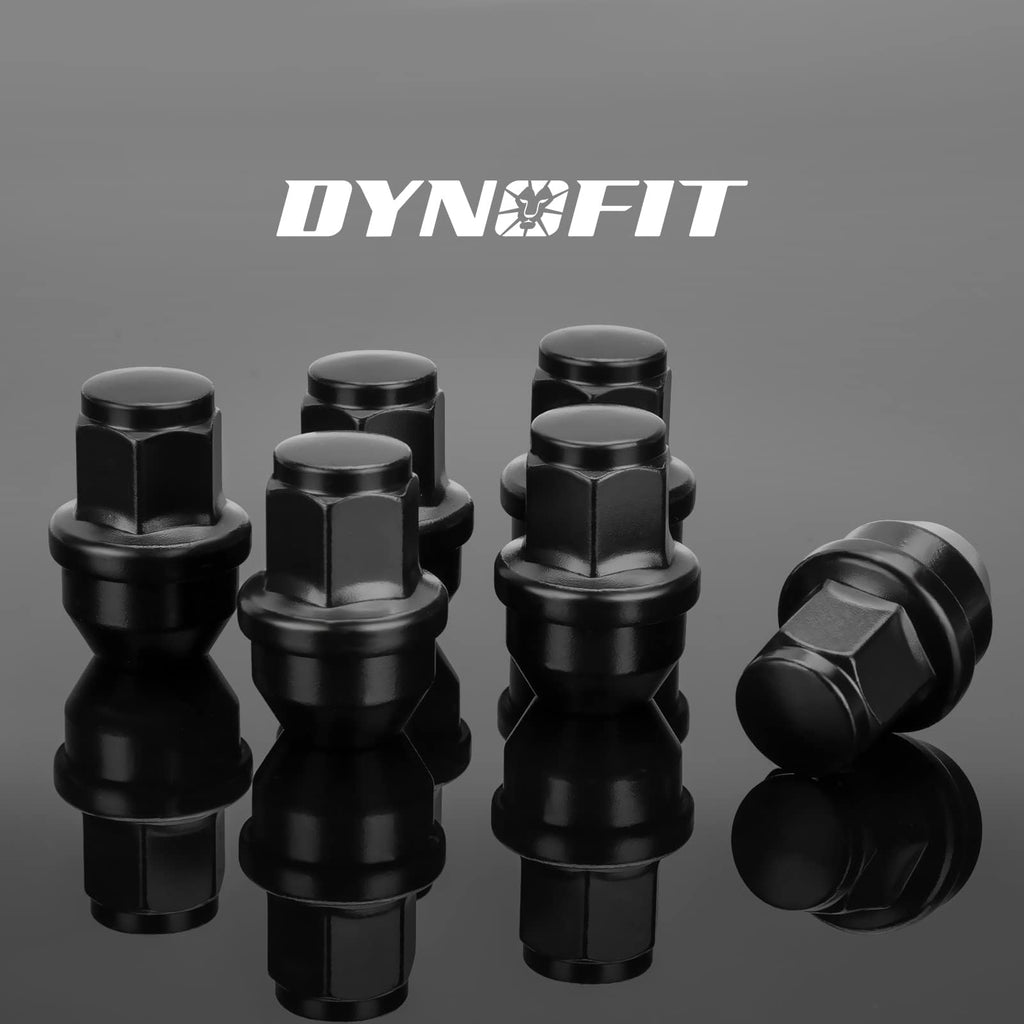 dynofit 24pcs 14x1.5 OEM/Stock Lug Nuts for 2015-2026 Expedition/F-150, M14-1.5 One-Piece Design Factory Chrome Wheel Lugnuts for Lincoln 2015-2026 Navigator, 21mm Hex Anti-Rusting Updated