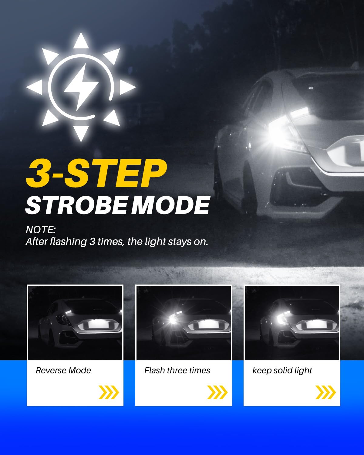 AUTOONE 194 LED License Plate Light 300% High Brightness T10 168 2825 W5W Bulbs for Dome Map Door Courtesy Interior Car 6500K White, Pack of 2