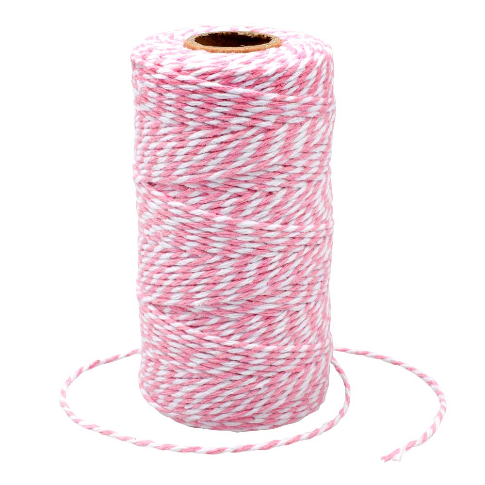 G2PLUS 2MM White String, 328 Feet Cotton Bakers Twine for Craft & Cooking