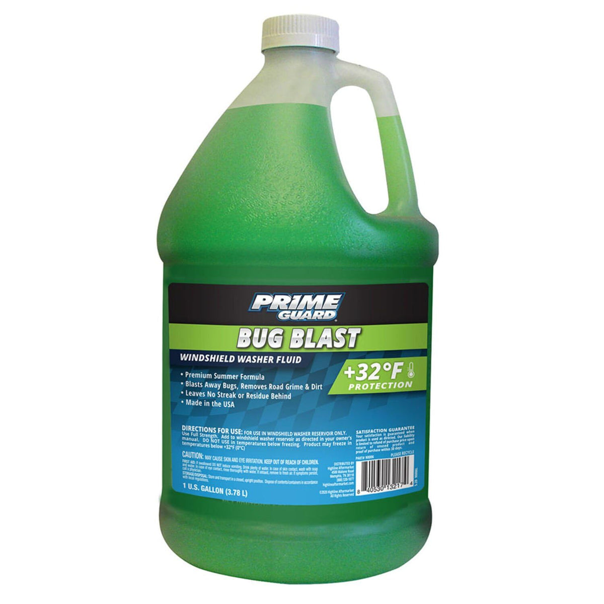 Prime Guard +32°F Power Blast Blue Windshield Washer Fluid | 1 Gallon