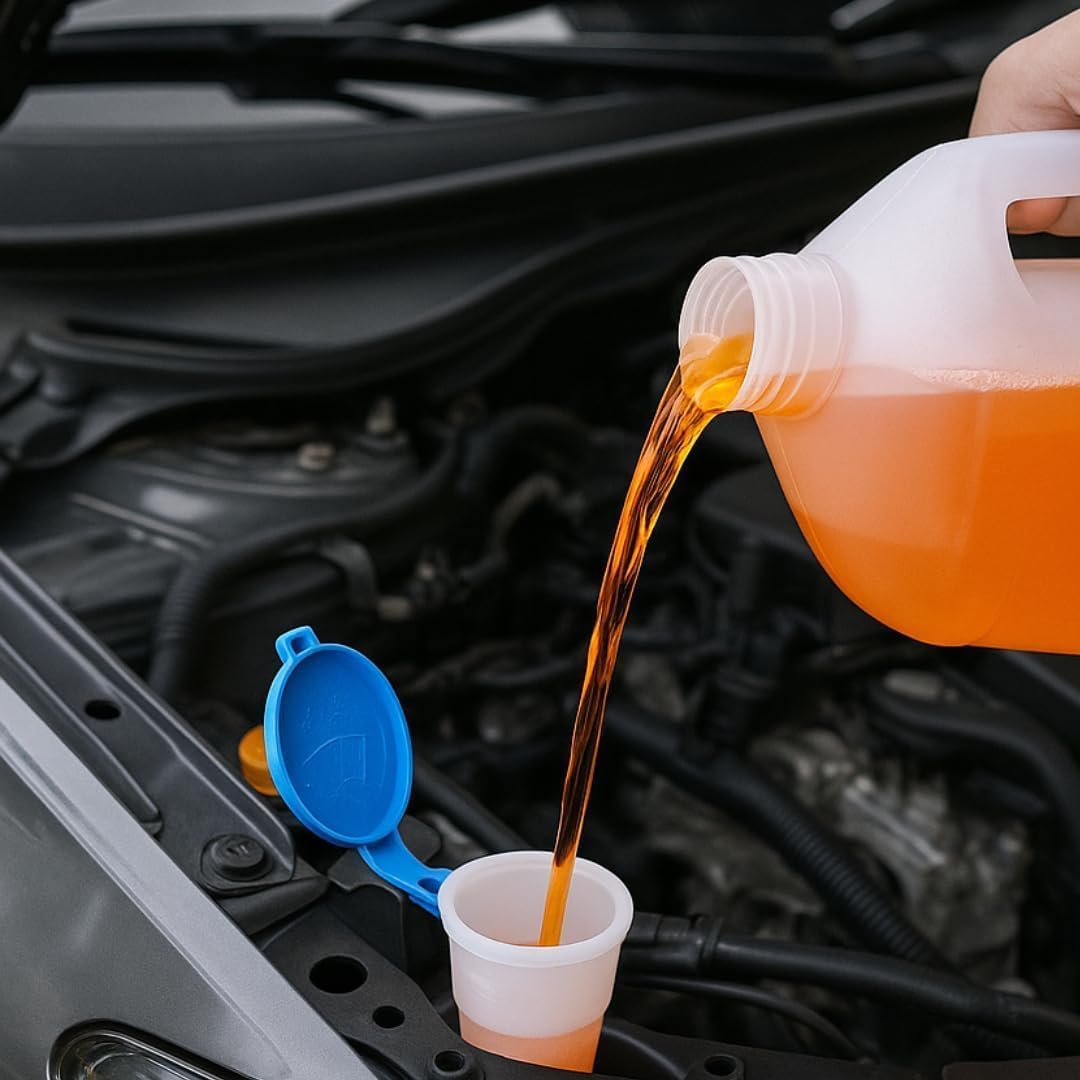 ABRO Windshield Washer Fluid 1 Gallon, Streak-Free Bug Remover, 1 Pack