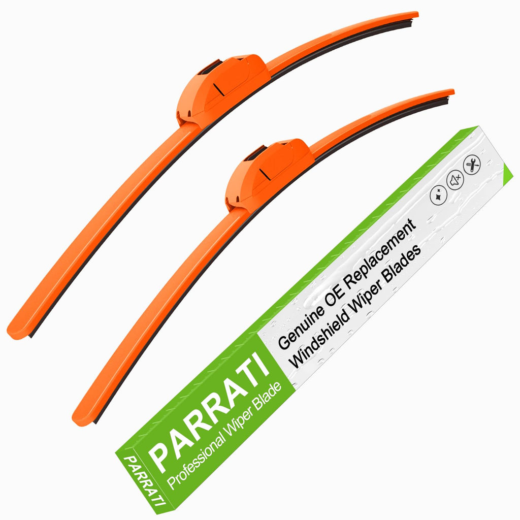 OEM QUALITY 22" + 22" PARRATI Premium All-Season Windshield Wiper Blades (Set of 2)
