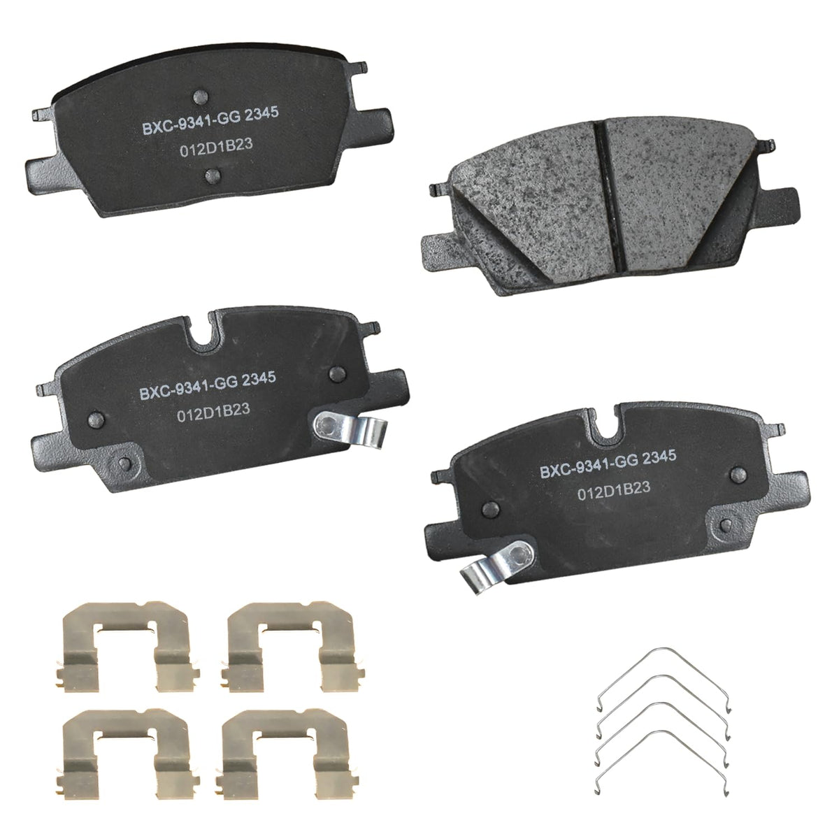 Bendix Premium SBC1363 Ceramic Front Brake Pads for select Cadillac Escalade, ESV, EXT, XTS, Chevrolet Avalanche, Cheyenne, Express 1500, Silverado, Suburban, Tahoe, GMC Savana, Sierra Classic, Yukon