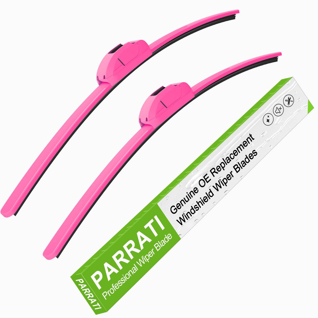 OEM QUALITY 22" + 22" PARRATI Premium All-Season Windshield Wiper Blades (Set of 2)