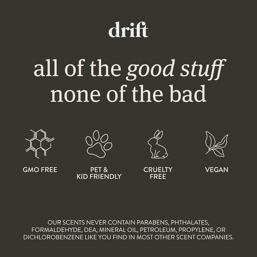 Drift Car Air Freshener - The Original Wood Air Freshener - Car Odor Eliminator - Long Lasting Scent - Essential Oils - Clean Ingredients - Teak Scent 3 Pack Refill - NO CLIP INCLUDED