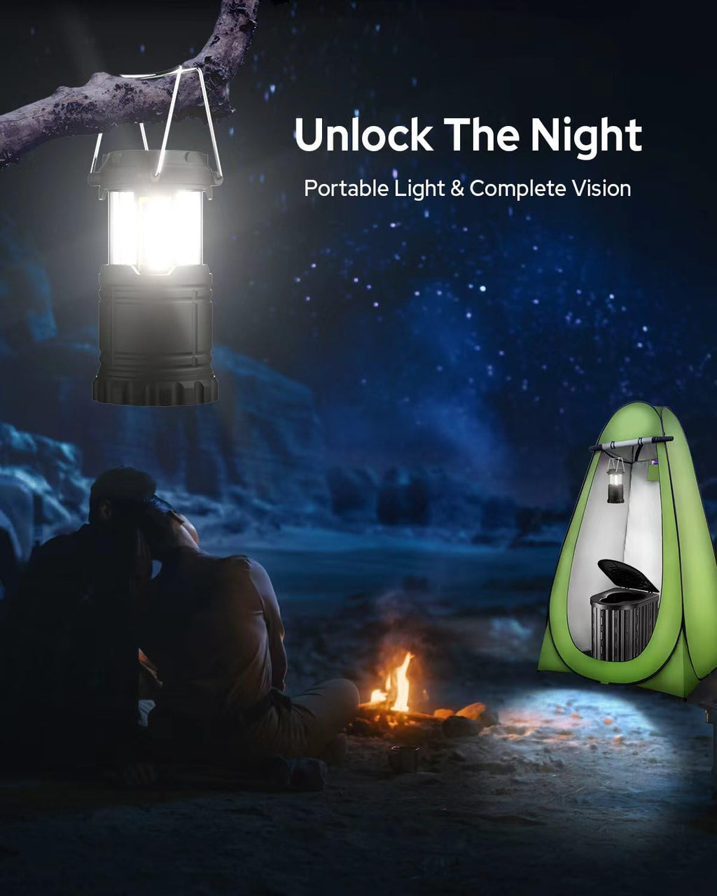 Portable Toilet with Urine Gel & Leak-Proof Bags – Odorless Camping Toilet for Adults & Kids, Outdoor Travel Potty with Ergonomic Design