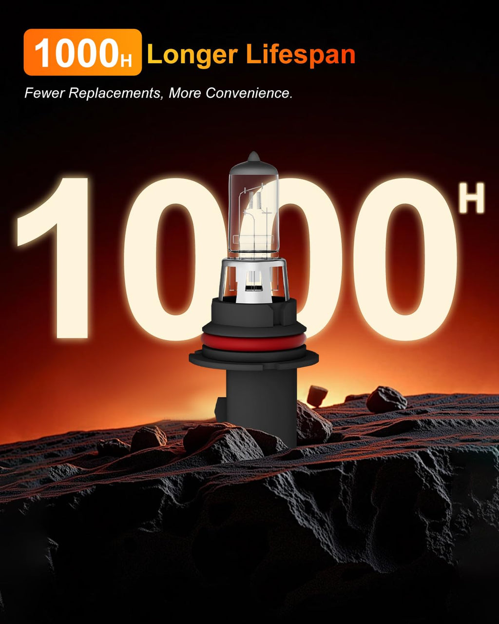 H11 Headlight Bulbs, 12V 55W, 4000 Lumens, 3800K, Halogen Light Bulbs, No Glare, Headlight Bulbs High and Low Beam, Fog Light Bulb,Head Light Bulb for Car, Pack of 2