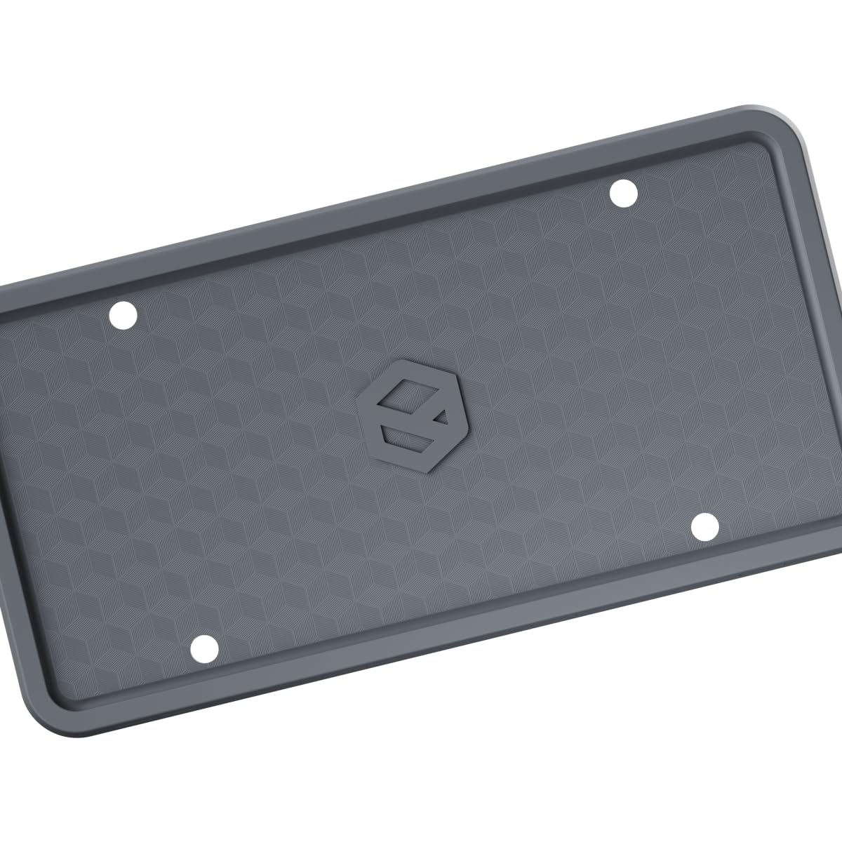 Rightcar Solutions Silicone License Plate Frame, Black (1 Pack)