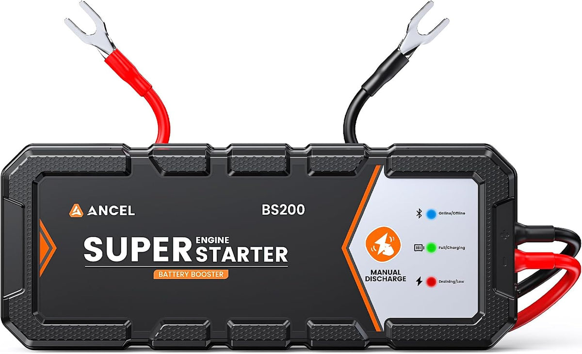 ANCEL BS200 Super Starter, Permanently Connected Jump Starter System 2.0