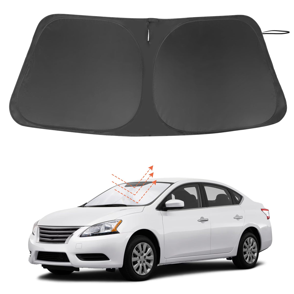 Windshield Sun Shade for 2015-2026 Ford F150 F-150 Accessories