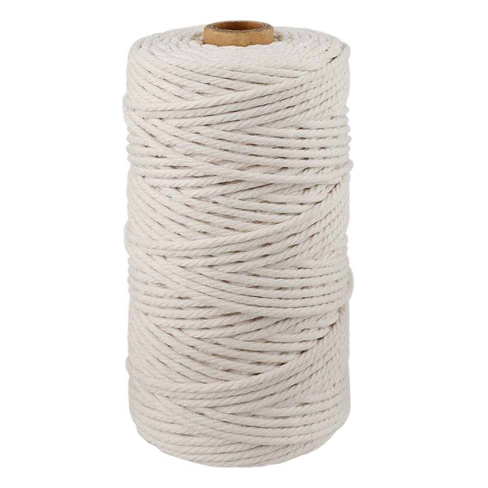 G2PLUS 2MM White String, 328 Feet Cotton Bakers Twine for Craft & Cooking