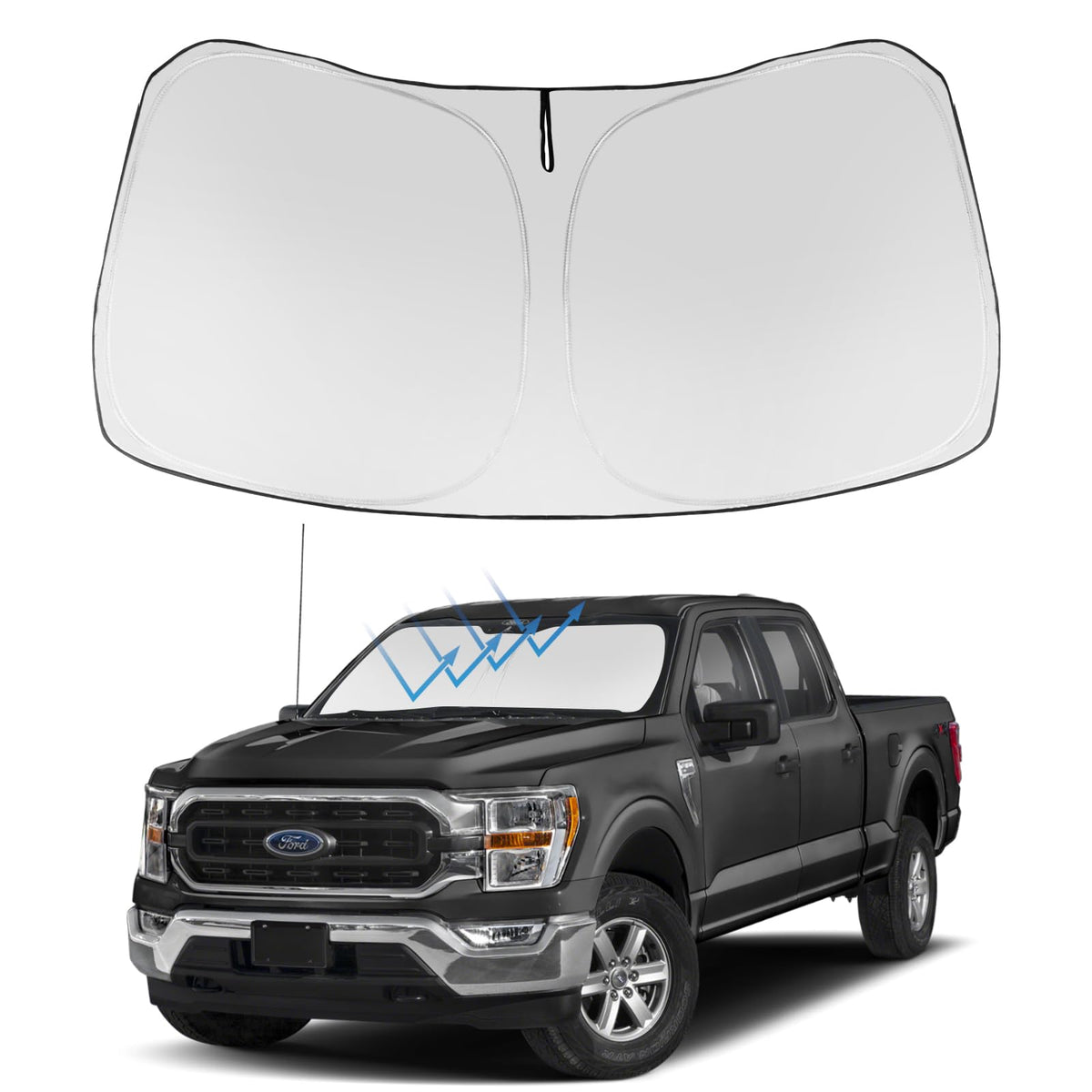 Proadsy Custom Fit 2017-2022 Honda CRV Windshield Sun Shade, Blocks Heat