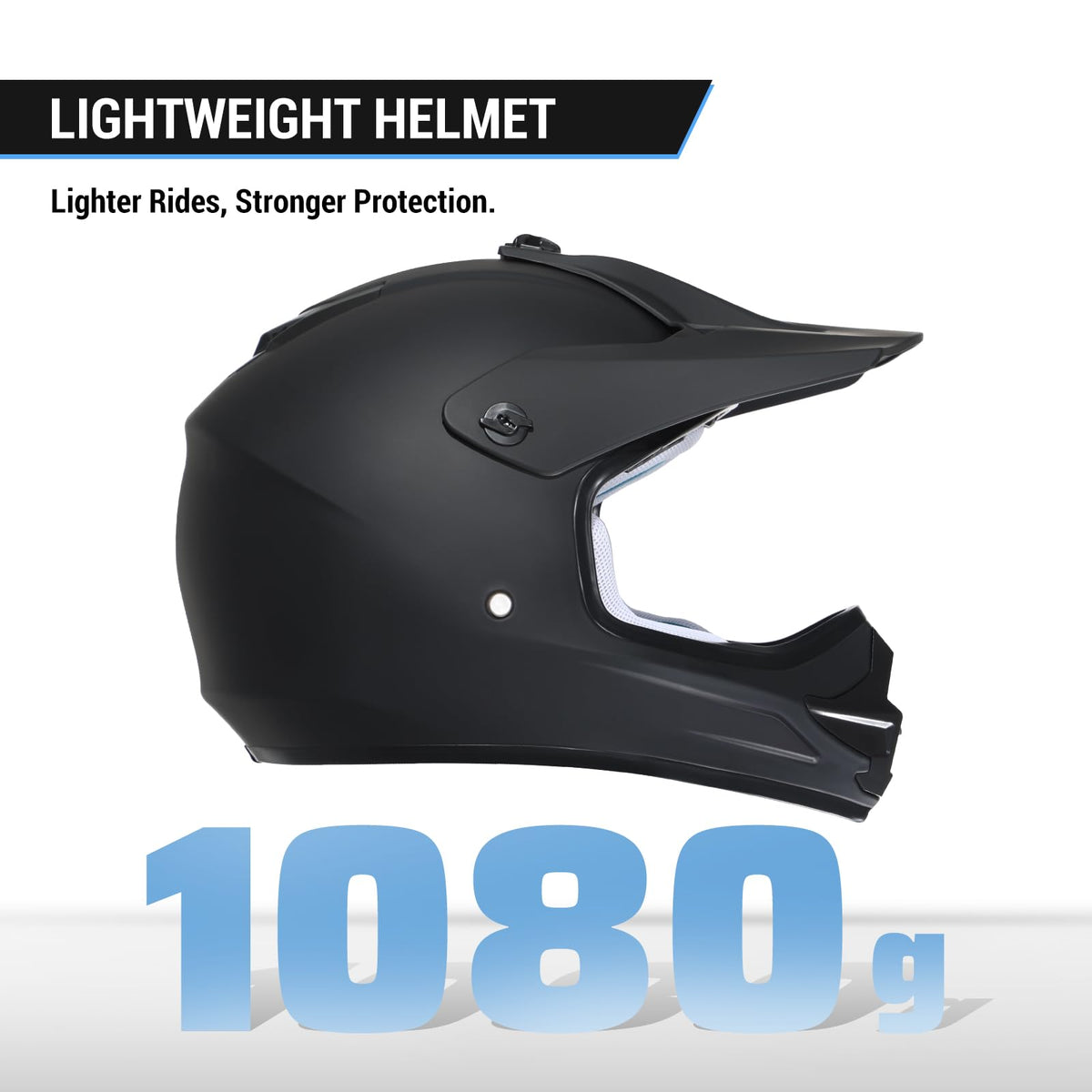 Youth Kids Dirt Bike Helmet DOT Approved, Full Face Motocross Set