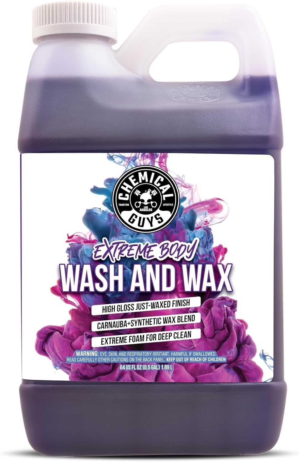 Chemical Guys Extreme Bodywash & Wax Car Wash Soap, 16 oz