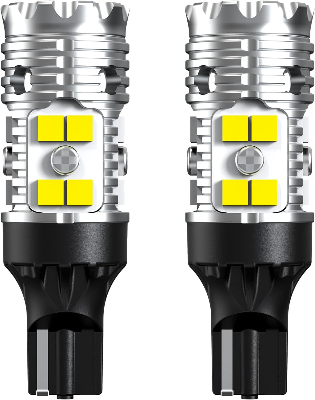 LASFIT 921 LED Bulb Reverse Lights, 912 T15 Back Up Light CANBUS Error Free W16W 906 Reversing Bulb 904 916 6000K Xenon White New Upgrade Design, Plug and Play (Pack of 2)