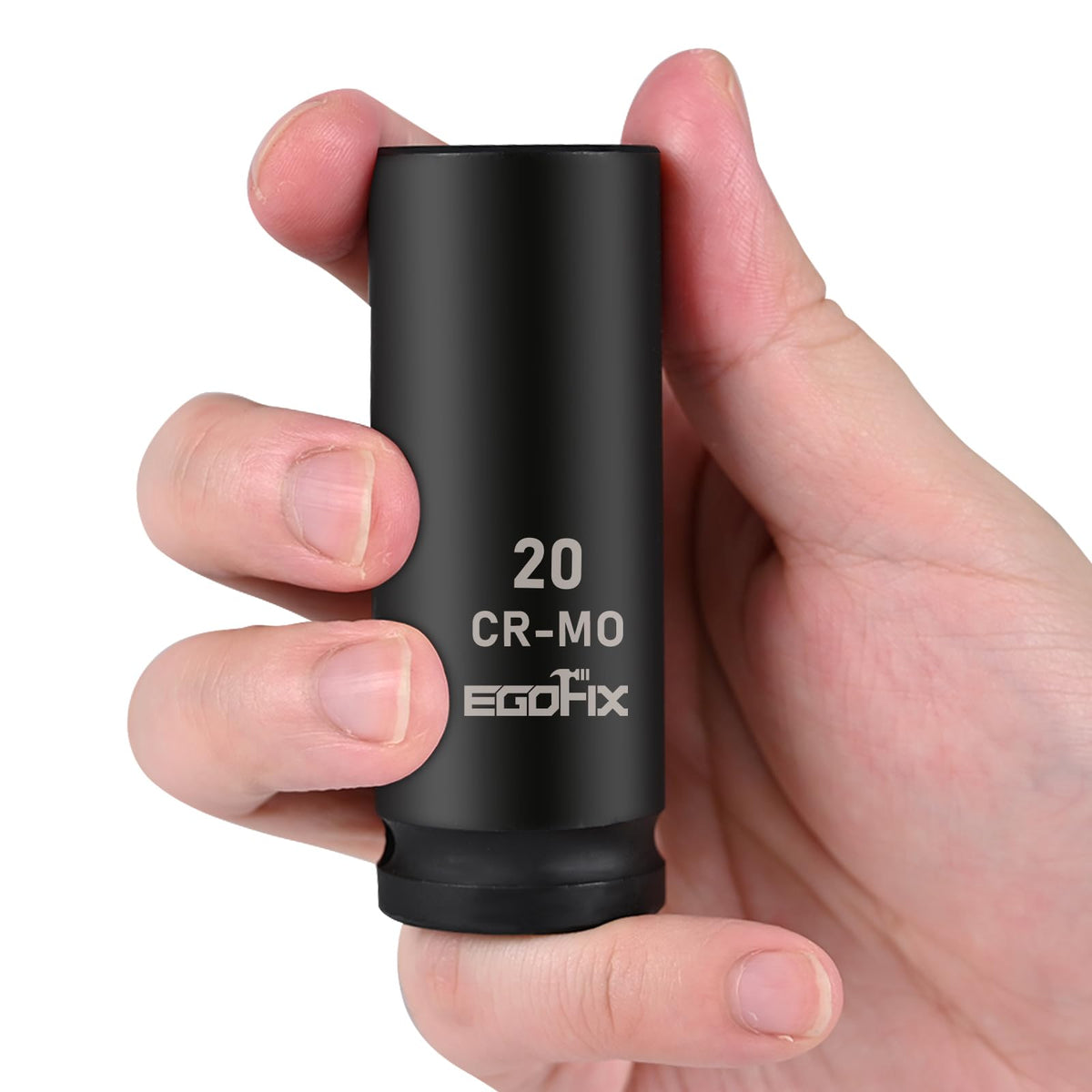 36mm Socket 1/2" Drive Deep Impact Metric Socket,CR-MO 6 Point for Easy Removal of Axle Nut