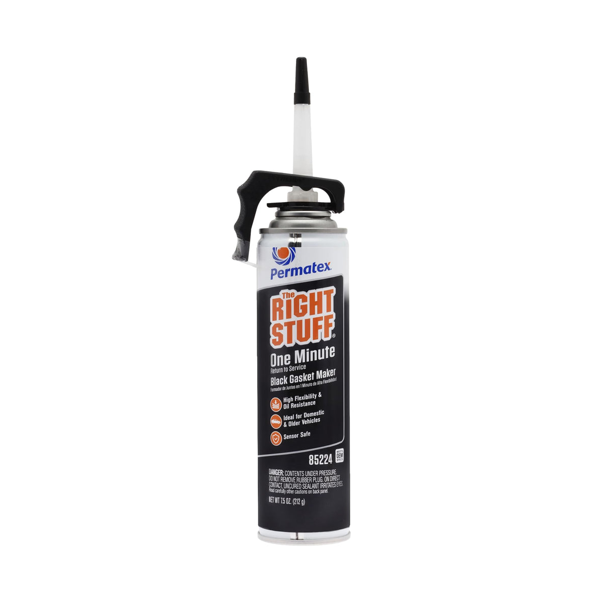 Permatex 82180 Ultra Black Maximum Oil Resistance RTV Silicone Gasket Maker, Sensor Safe and Non-Corrosive, for High Flex and Oil Resistant Applications 3 oz