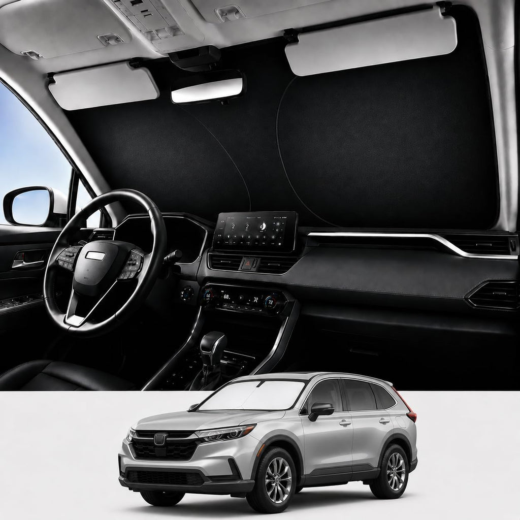 Proadsy Custom Fit 2017-2022 Honda CRV Windshield Sun Shade, Blocks Heat
