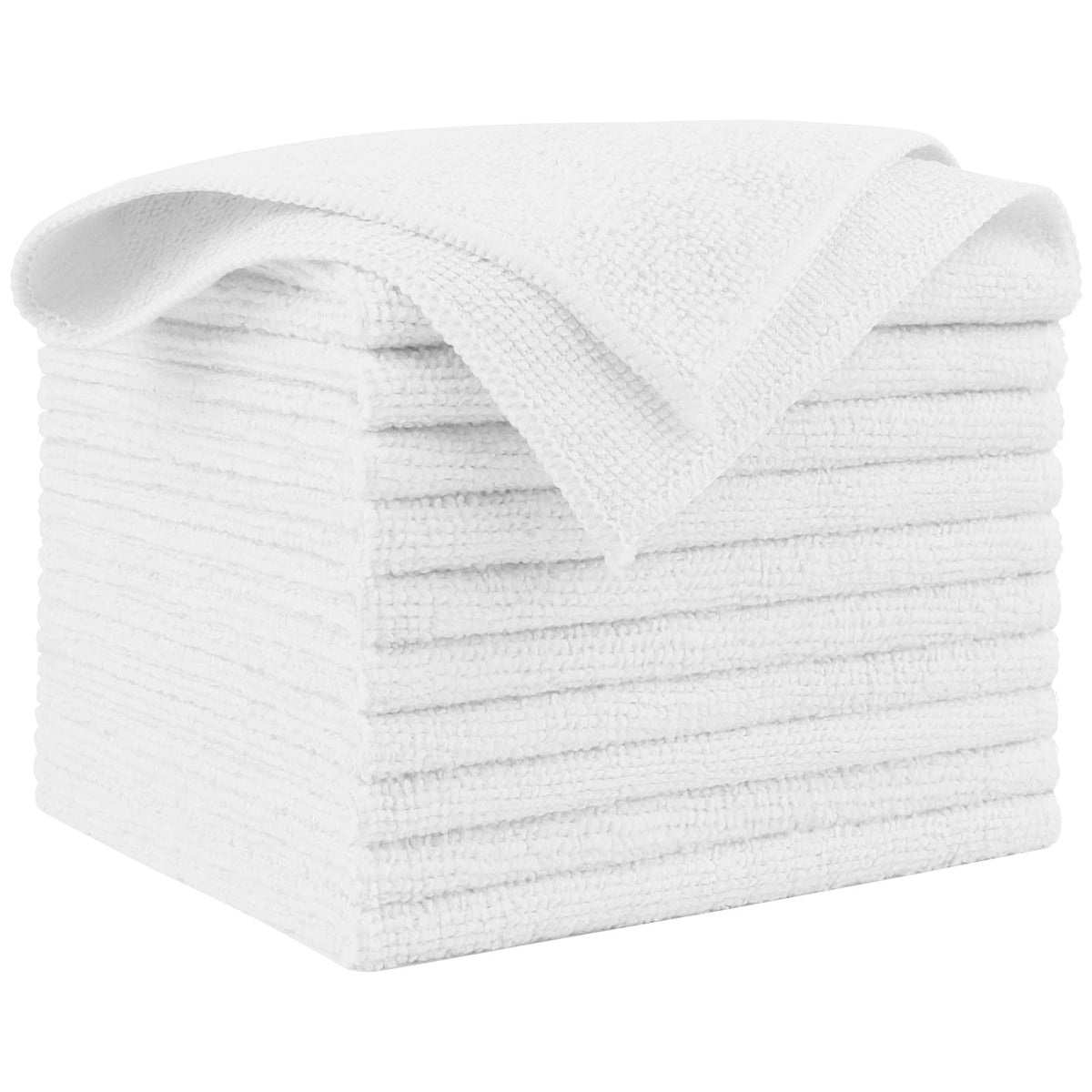 AIDEA Microfiber Cleaning Cloth-50PK, Microfiber Towels for Cars, 12"×12"