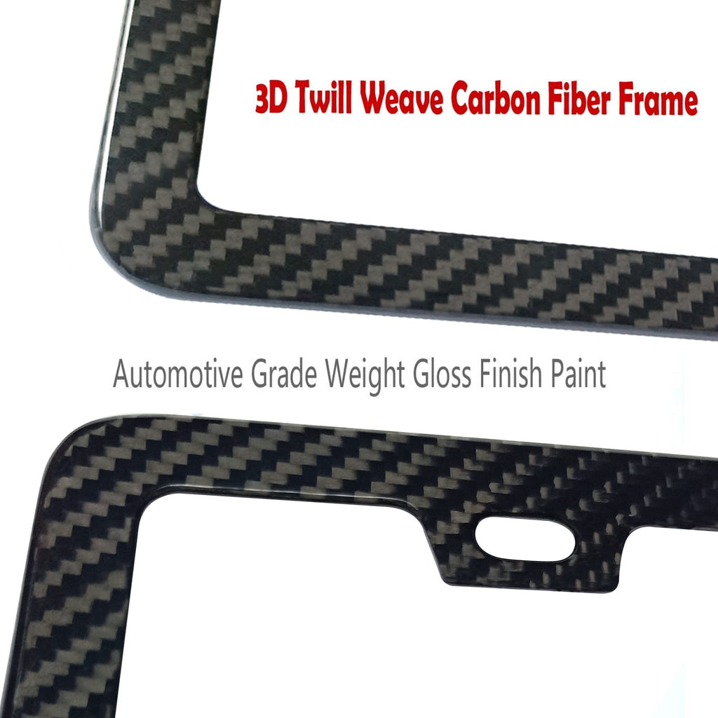 BGGTMO License Plate Bracket Holder- Front License Plate Mounting Kit, Universal Bumper Car Tag Frame Mount Adapter with Stainless Steel Screw Cap, Cable Ties