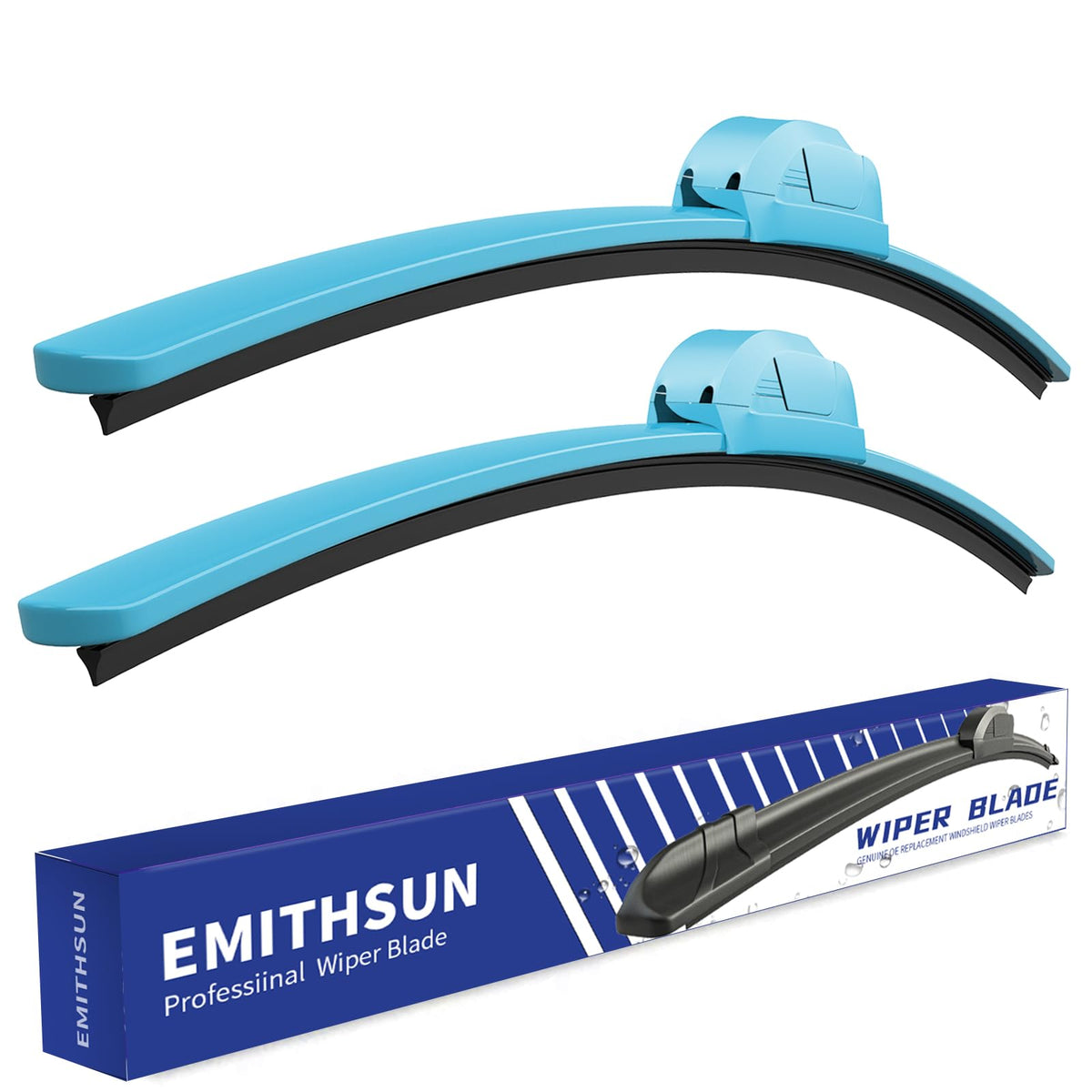 OEM QUALITY 26" + 18" Premium All-Seasons Stable And Quiet Windshield Wiper Blades(Set of 2)