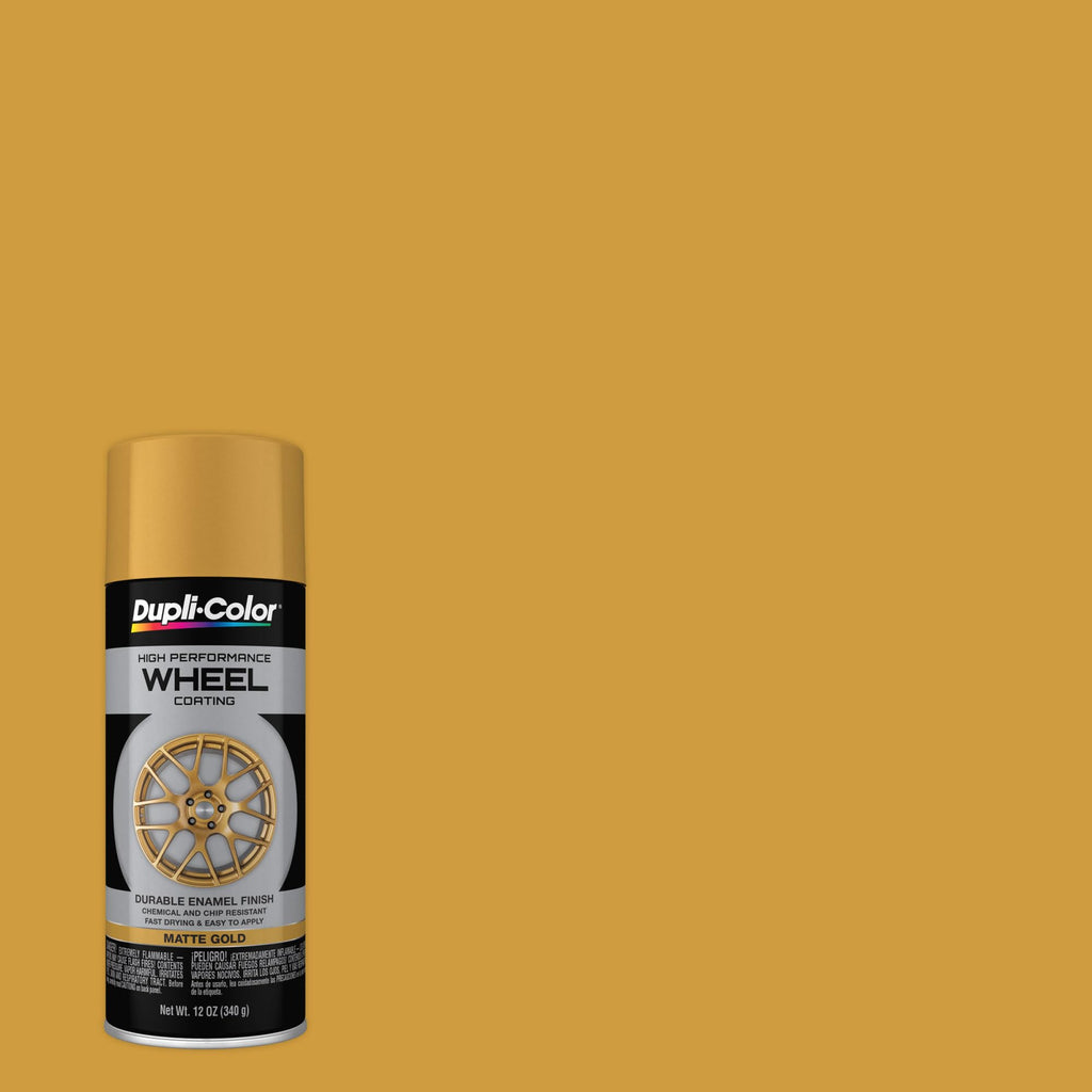 Dupli-Color Wheel Paint, Gloss, Black, 12 oz