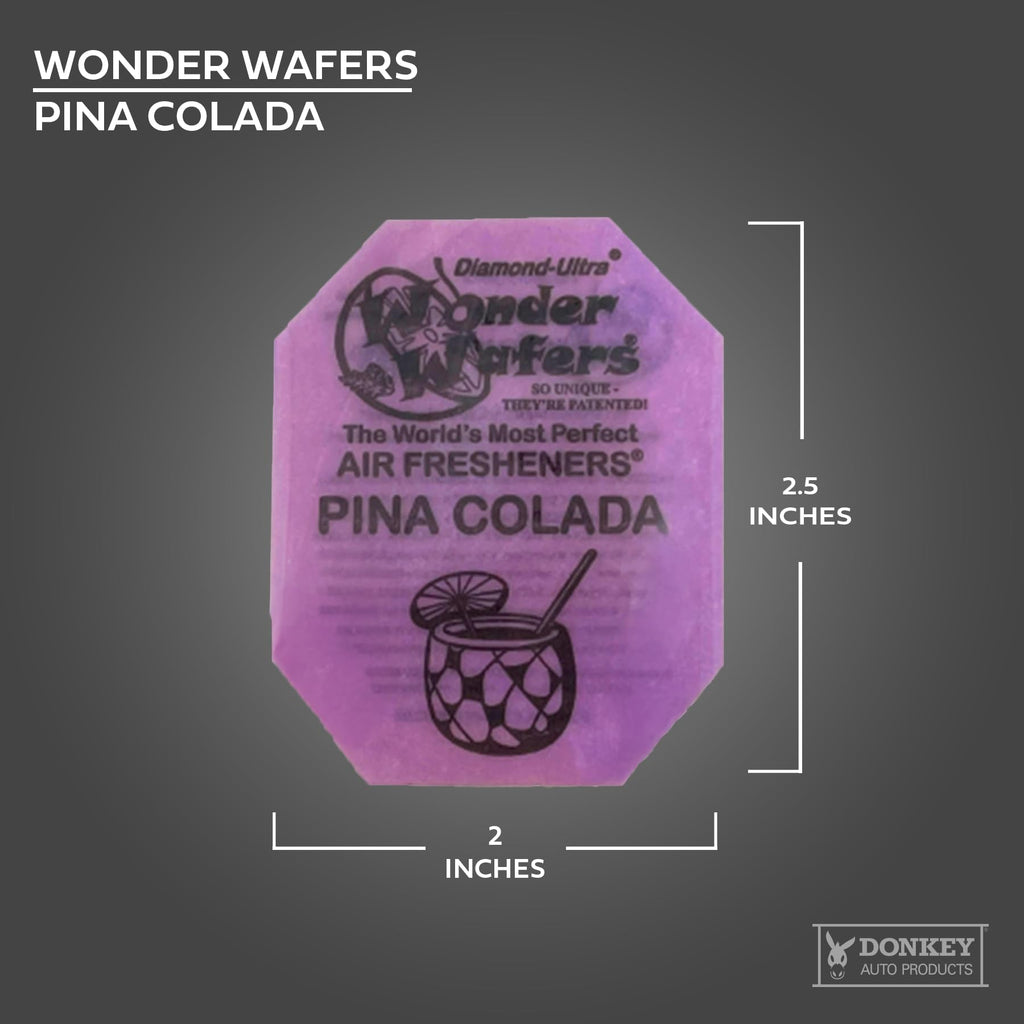 Wonder Wafers - Diamond-Ultra Scented Car Air Fresheners - Individually Wrapped (15 Per Pack) (New Leather)