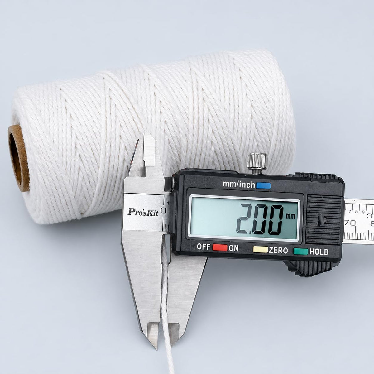 G2PLUS 2MM White String, 328 Feet Cotton Bakers Twine for Craft & Cooking