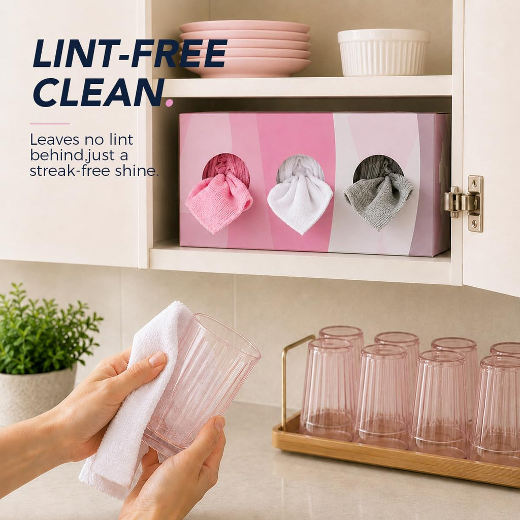 UNIMADE Shop Rags, 100 Sheets Microfiber Cleaning Cloth