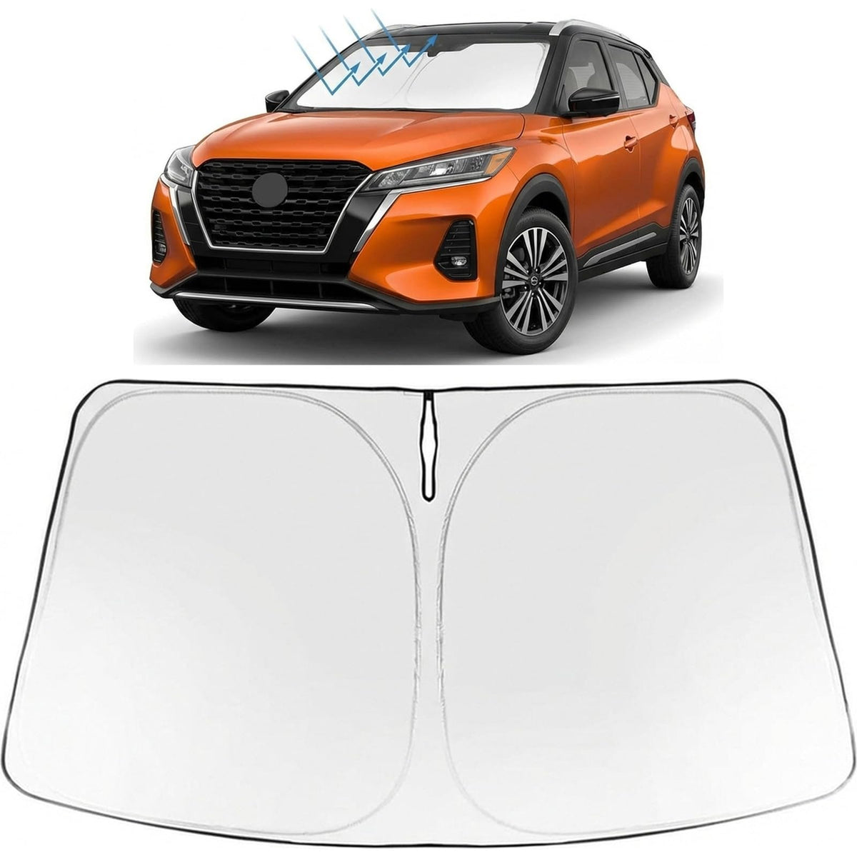 Proadsy Custom Fit 2017-2022 Honda CRV Windshield Sun Shade, Blocks Heat