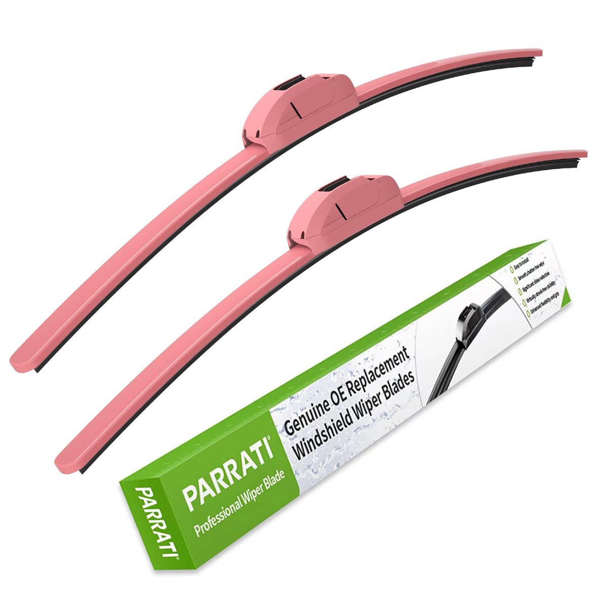 OEM QUALITY 22" + 22" PARRATI Premium All-Season Windshield Wiper Blades (Set of 2)