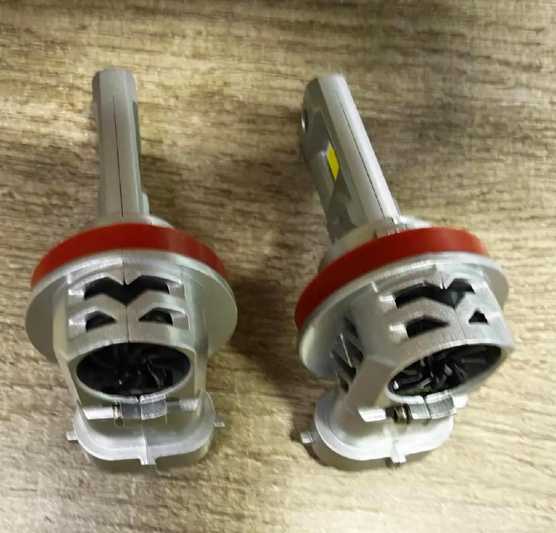 SEALIGHT H11/H9/H8 Light Bulb, 1000% Brighter than Origin, 6500K Output Canbus Ready, IP68 Waterproof, 80000Hrs Lifespan, 1：1 Size Installation, Pack of 2